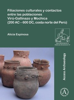 Cover Filiaciones culturales y contactos entre las poblaciones Virú-Gallinazo y Mochica (200 AC - 600 DC, costa norte del Perú) (eBook, PDF)