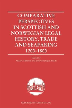 Cover Comparative Perspectives in Scottish and Norwegian Legal History, Trade and Seafaring, 1200-1800 (eBook, ePUB)