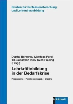 Lehrkräftebildung in der Bedarfskrise (eBook, PDF)