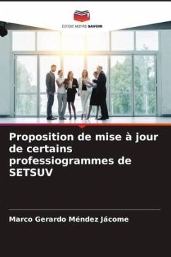 Cover Proposition de mise à jour de certains professiogrammes de SETSUV