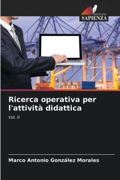 Ricerca operativa per l'attività didattica - González Morales, Marco Antonio