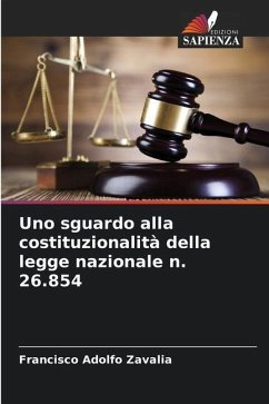 Uno sguardo alla costituzionalità della legge nazionale n. 26.854 - Zavalia, Francisco Adolfo