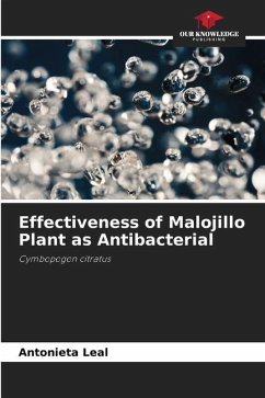 Effectiveness of Malojillo Plant as Antibacterial - Leal, Antonieta