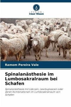 Spinalanästhesie im Lumbosakralraum bei Schafen - Pereira Vale, Ramom