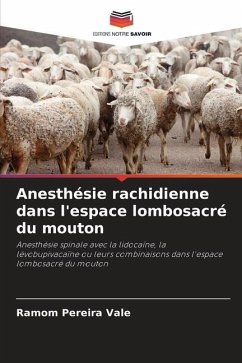 Anesthésie rachidienne dans l'espace lombosacré du mouton - Pereira Vale, Ramom