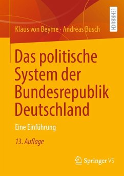 Das politische System der Bundesrepublik Deutschland (eBook, PDF) - Beyme, Klaus Von; Busch, Andreas