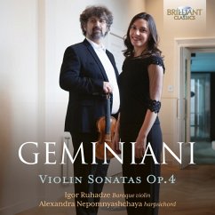 Geminiani:Violin Sonatas Op.4 - Ruhadze,Igor/Nepomnyashchaya,Alexandra