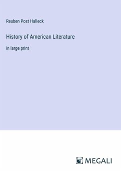 History of American Literature - Halleck, Reuben Post