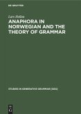 Anaphora in Norwegian and the Theory of Grammar (eBook, PDF)