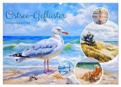 Ostsee-Geflüster - Entspannung am Meer (Wandkalender 2024 DIN A2 quer), CALVENDO Monatskalender