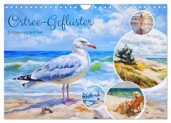 Ostsee-Geflüster - Entspannung am Meer (Wandkalender 2024 DIN A4 quer), CALVENDO Monatskalender - Frost, Anja