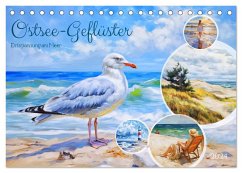 Ostsee-Geflüster - Entspannung am Meer (Tischkalender 2024 DIN A5 quer), CALVENDO Monatskalender
