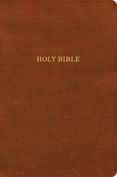 KJV Giant Print Reference Bible, Burnt Sienna Leathertouch, Indexed