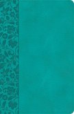 KJV Giant Print Reference Bible, Teal Leathertouch