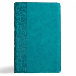 CSB Thinline Bible, Teal Leathertouch - Csb Bibles By Holman
