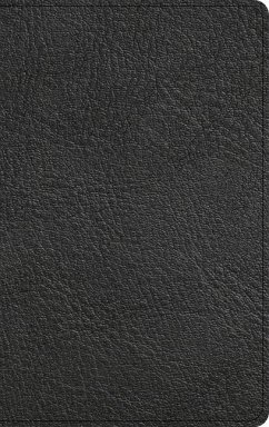 NASB Single-Column Personal Size Bible, Holman Handcrafted Edition, Black Premium Goatskin - Holman Bible Publishers