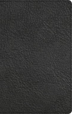 NASB Single-Column Personal Size Bible, Holman Handcrafted Collection, Black Premium Goatskin - Holman Bible Publishers