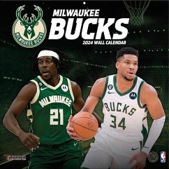 Milwaukee Bucks 2024 12x12 Team Wall Calendar