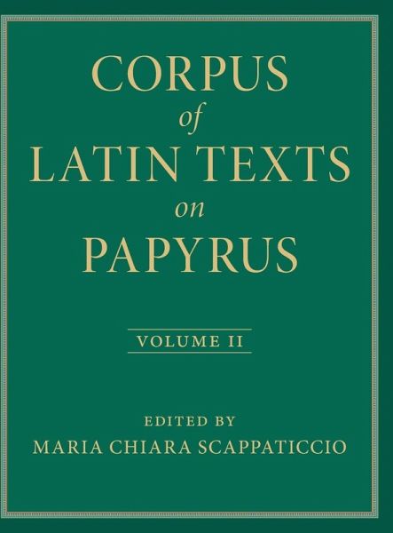 Corpus of Latin Texts on Papyrus Corpus of Latin Texts on Papyrus