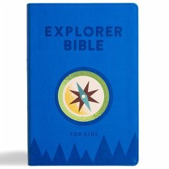 KJV Explorer Bible for Kids, Royal Blue Leathertouch, Indexed - Holman Bible Publishers