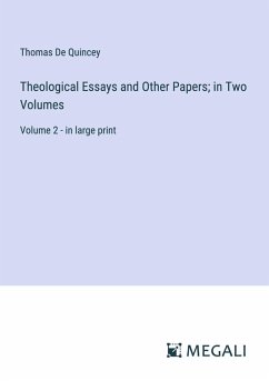 Cover Theological Essays and Other Papers; in Two Volumes