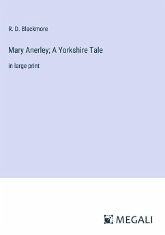 Cover Mary Anerley; A Yorkshire Tale