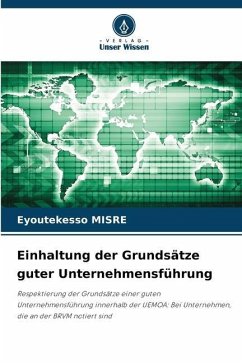 Einhaltung der Grundsätze guter Unternehmensführung - MISRE, Eyoutekesso