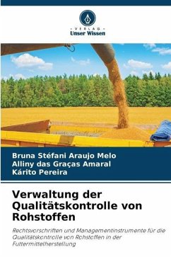 Verwaltung der Qualitätskontrolle von Rohstoffen - Araujo Melo, Bruna Stéfani;Graças Amaral, Alliny das;Pereira, Kárito