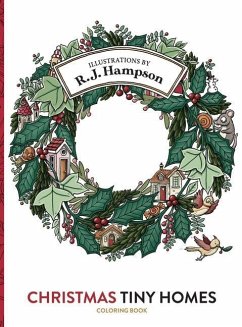 Christmas Tiny Homes Coloring Book - Hampson, R. J.