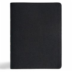 CSB Men of Character Bible, Revised and Updated, Black Genuine Leather - Csb Bibles By Holman; Getz, Gene A