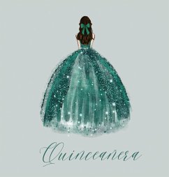 Quinceanera Guest Book with green dress (hardback) - Bell, Lulu And