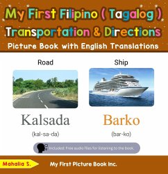 My First Filipino (Tagalog) Transportation & Directions Picture Book with English Translations (Teach & Learn Basic Filipino (Tagalog) words for Children, #12) (eBook, ePUB) - S., Mahalia
