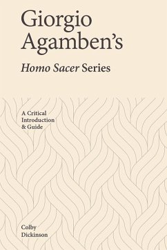 Cover Giorgio Agamben's Homo Sacer Series (eBook, ePUB)