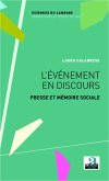 L'évènement en discours (eBook, PDF)