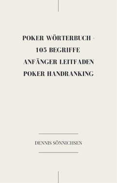 Cover Poker Wörterbuch -105 Begriffe (eBook, ePUB)