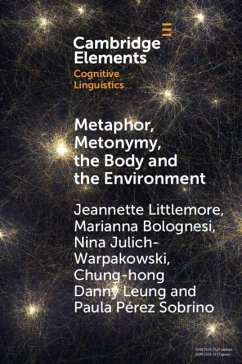 Metaphor, Metonymy, the Body and the Environment (eBook, PDF) - Littlemore, Jeannette; Bolognesi, Marianna; Warpakowski, Nina Julich; Leung, Chung-hong Danny; Sobrino, Paula Perez