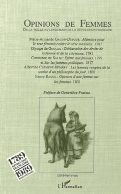 Cover Opinions de femmes (eBook, PDF)