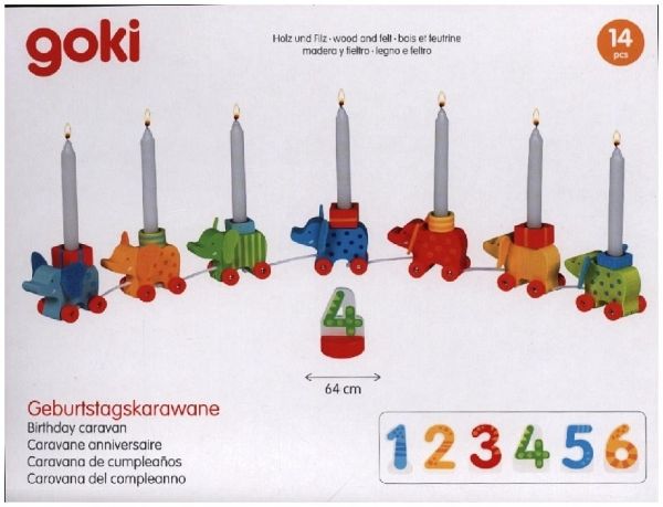 Geburtstagskarawane Elefanten, per Set Geburtstagskarawane Elefanten, per Set