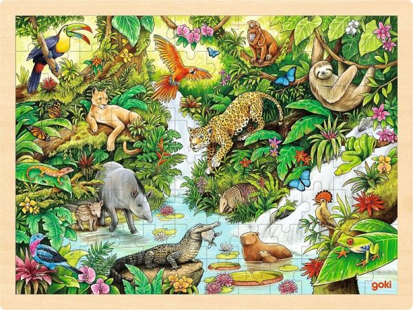 Einlegepuzzle Im Dschungel, per St Einlegepuzzle Im Dschungel, per St