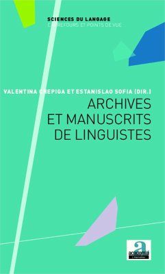 Cover Archives et manuscrits de linguistes (eBook, PDF)