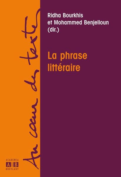 LA PHRASE LITTERAIRE (eBook, PDF)