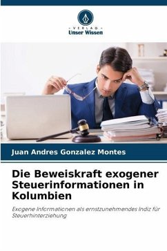 Die Beweiskraft exogener Steuerinformationen in Kolumbien - Gonzalez Montes, Juan Andres