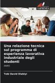 Una relazione tecnica sul programma di esperienza lavorativa industriale degli studenti