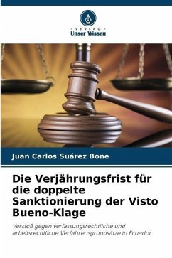 Die Verjährungsfrist für die doppelte Sanktionierung der Visto Bueno-Klage - Suárez Bone, Juan Carlos