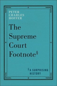 Cover The Supreme Court Footnote (eBook, ePUB)