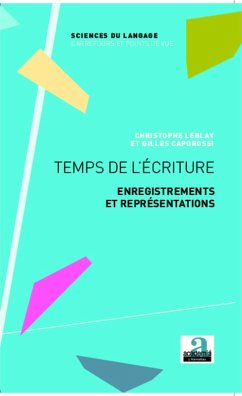 Cover Temps de l'écriture (eBook, PDF)