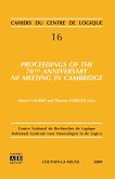 PROCEEDINGS OF THE 70TH ANNIVERSARY NF MEETING IN CAMBRIDGE (eBook, PDF)