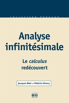 Cover Analyse infinitésimale (eBook, PDF)