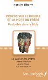 Propos sur le double et la mort du frere (eBook, PDF)