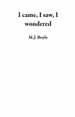 I Came, I Saw, I Wondered (eBook, ePUB) I Came, I Saw, I Wondered (eBook, ePUB)